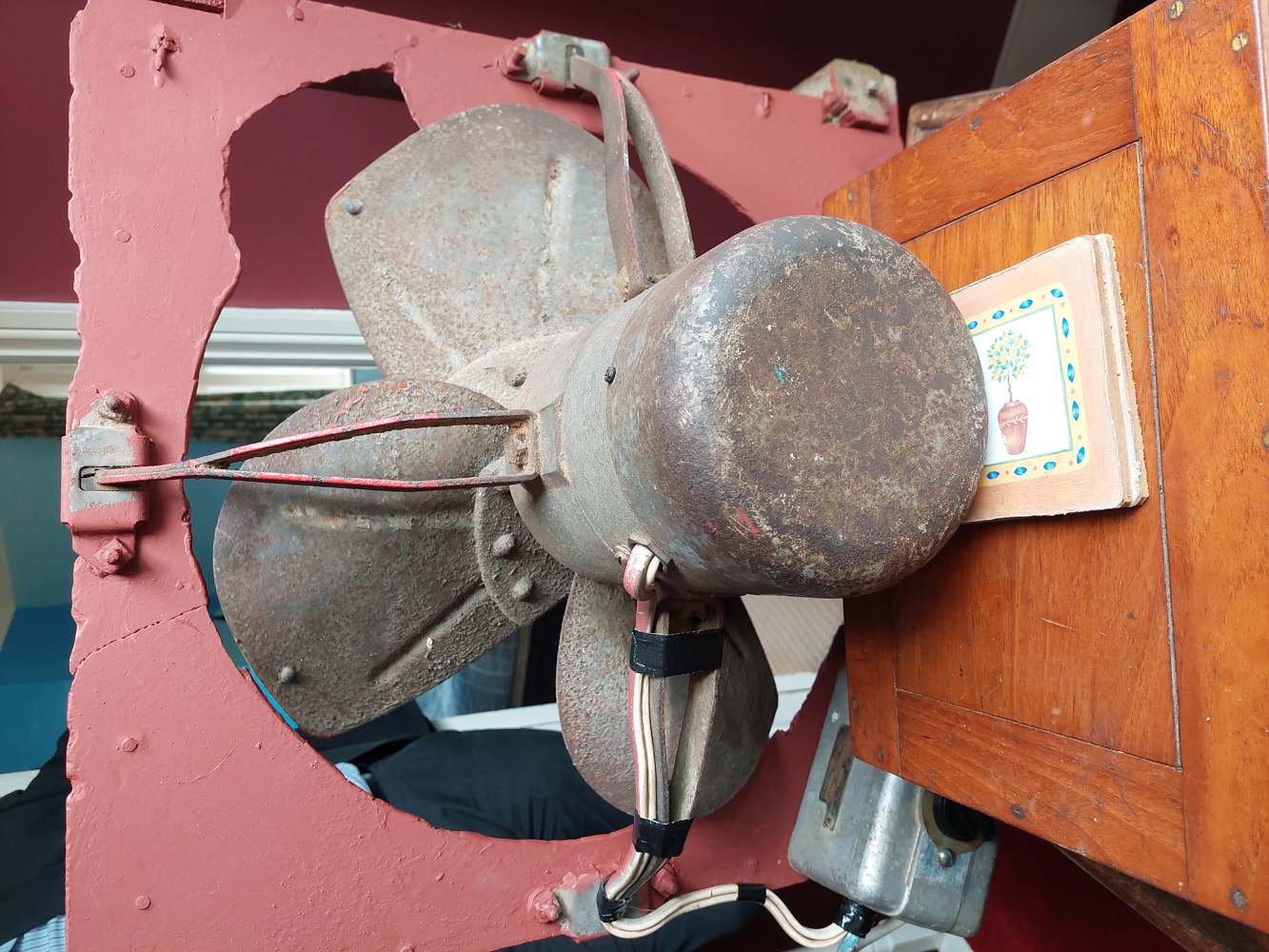 Back of Woods MK1 Plate Fan 6p 1Ph