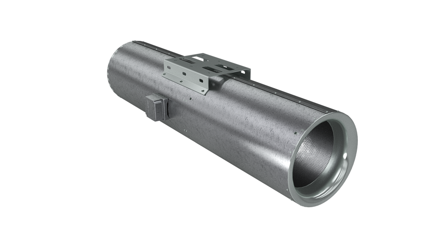 A cut out photo of a Woods Slimline Jet Fan
