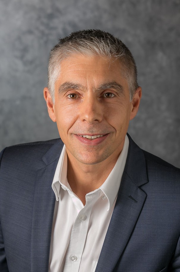 A smiling photo of CEO Stephane Maravel