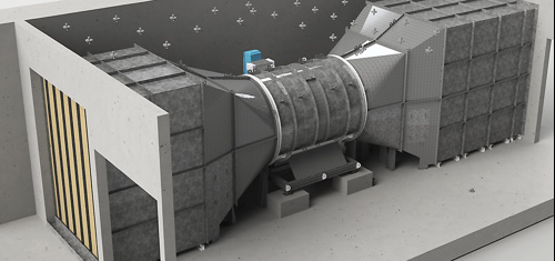A CGI image of the fans built to service the Marmaray Railway tunnel