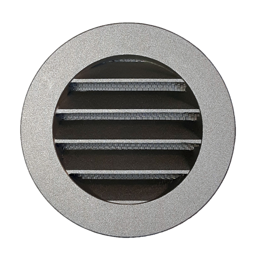 a valve with vanes to direct the air