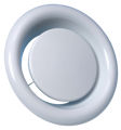 A white plastic exhaust valve