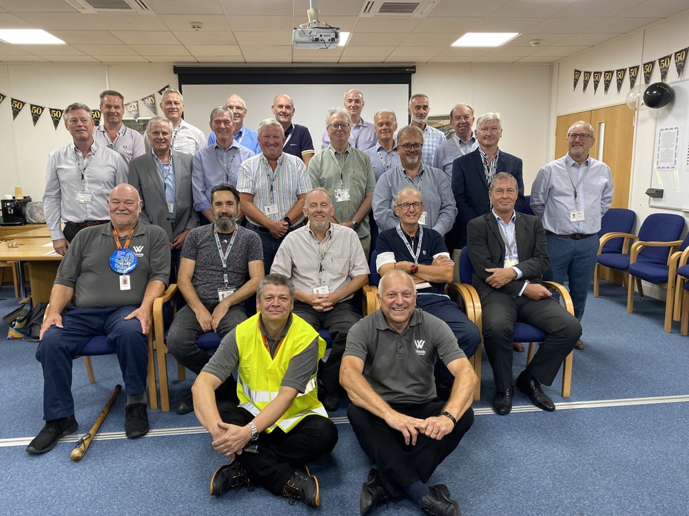 A photo of the apprentices that attended the celebration.