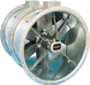 photo of a Woods 2-stage axial fan