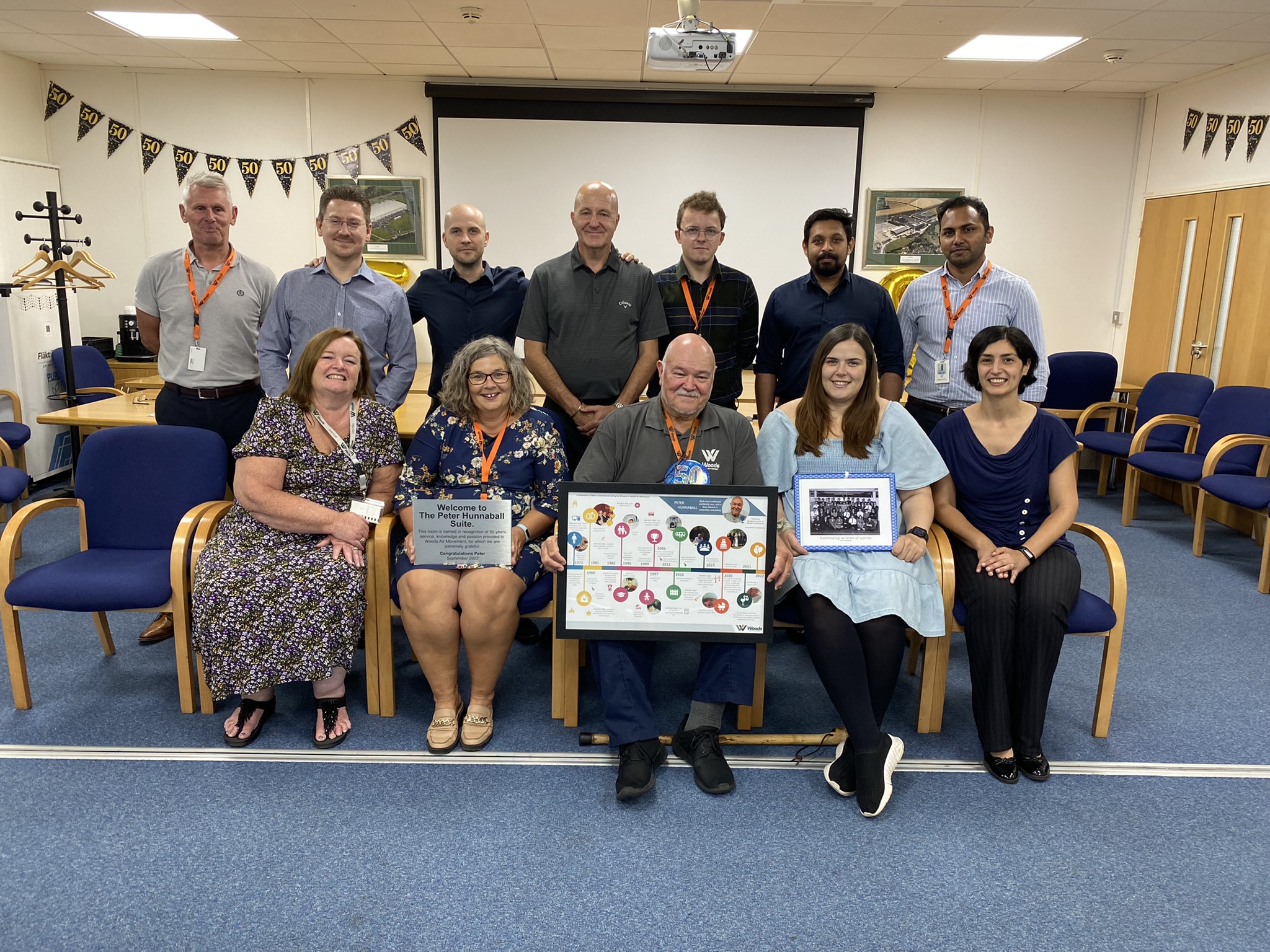 A quotations team photo
